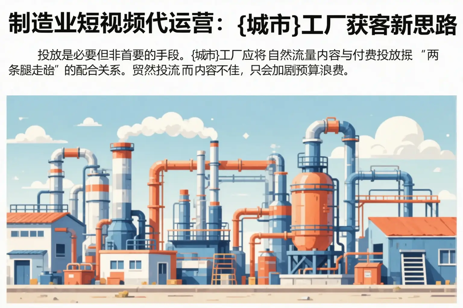 制造业短视频代运营:竞秀工厂获客新思路